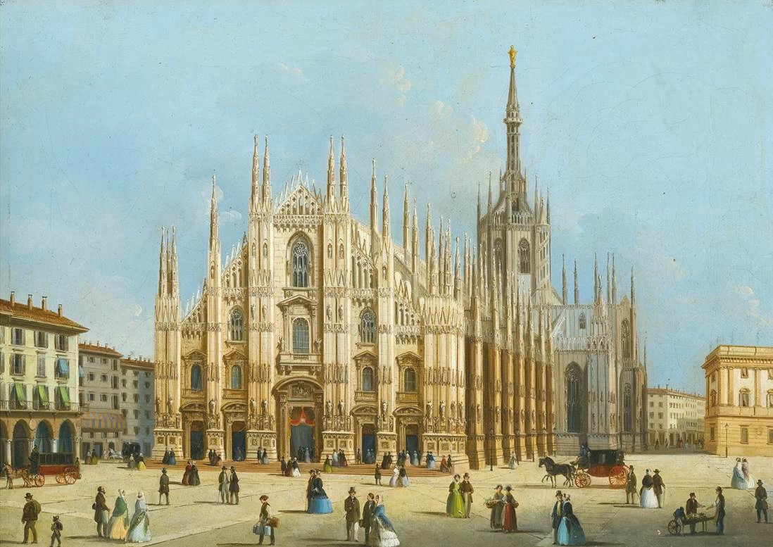 Veduta del Duomo, Milano